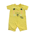 6-12M Yellow Born To Roar Romper - Woolworths
