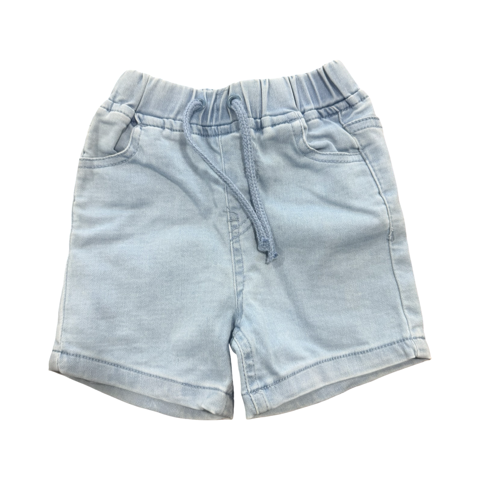 12-18M Light Blue Denim Shorts - Clicks