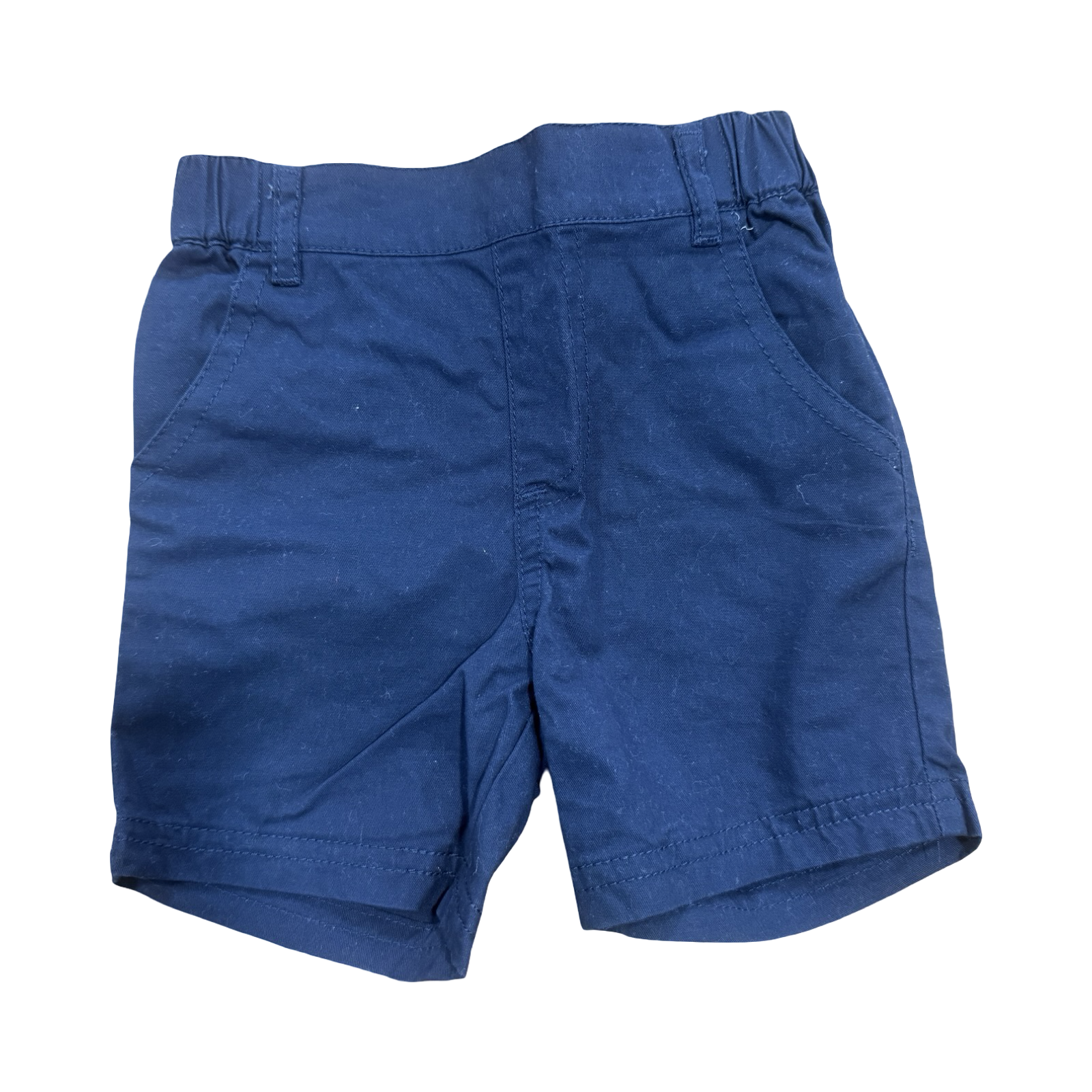 6-12M Navy Cotton Shorts - Clicks