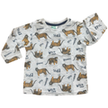3-6M Grey Wild Child Tiger Long Sleeve T-Shirt - Ackermans