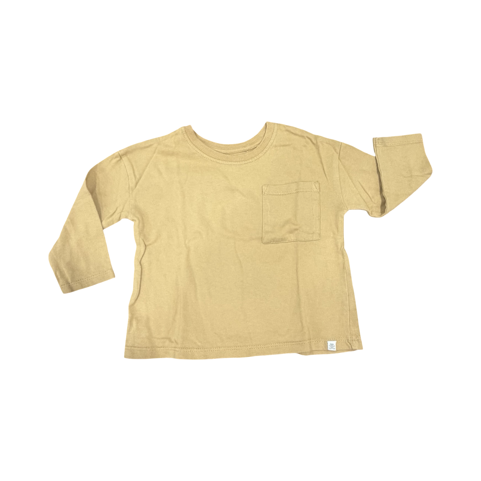 12-18M Yellow Long Sleeve T-Shirt with Pocket - Woolworths