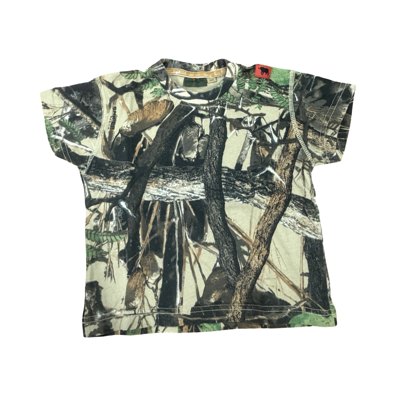 1-2Y Camo T-Shirt - Sniper