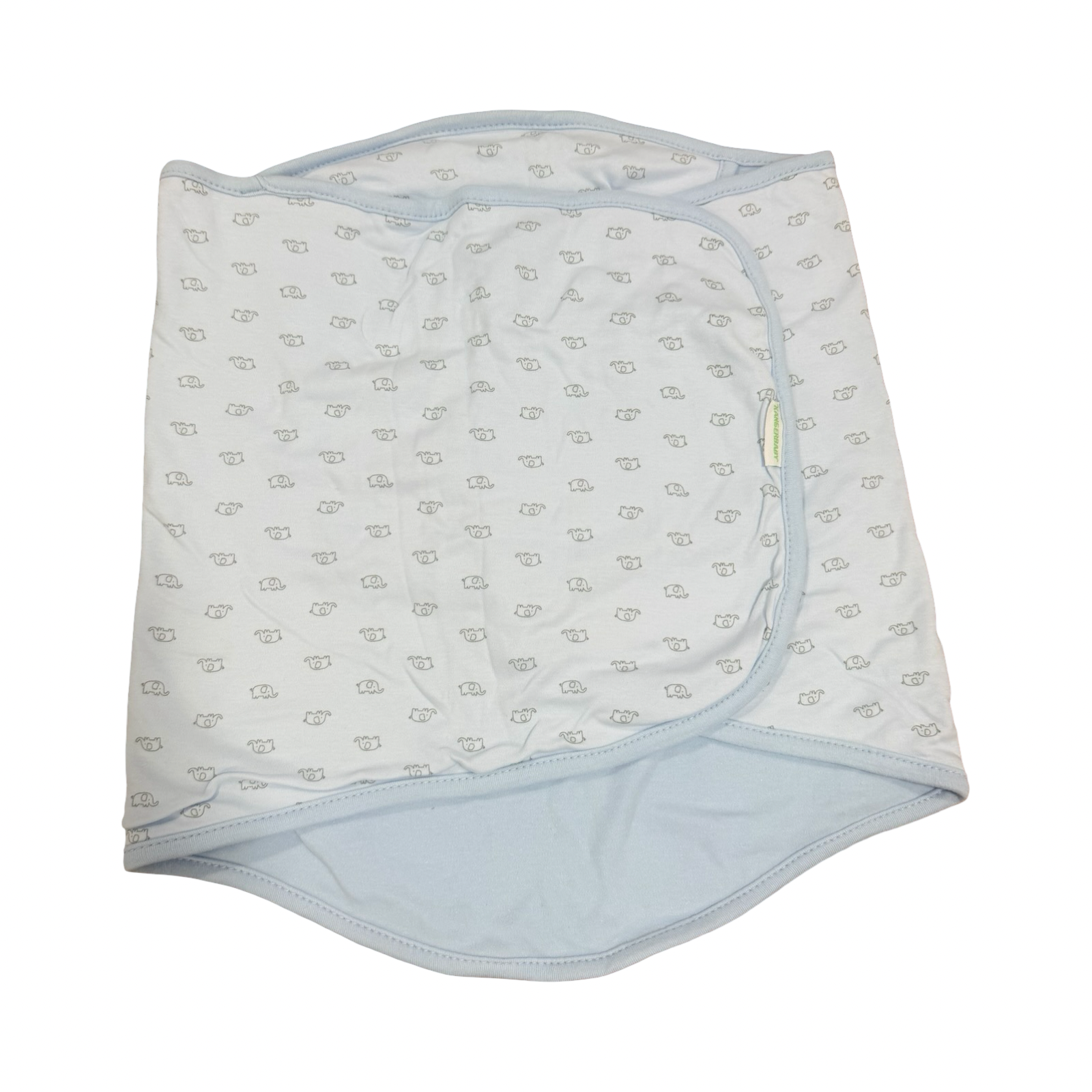 Blue Elephant Swaddle Blanket - Kangerbaby