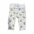 0-3M White Rainbow Design Leggings - OneTwoThree