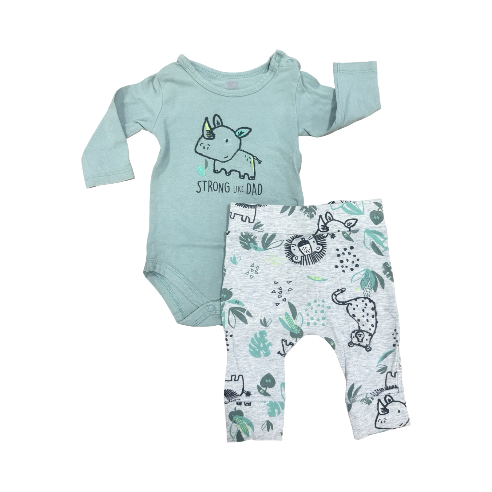 1-3M Rhino Green 2pc Set - Woolworths