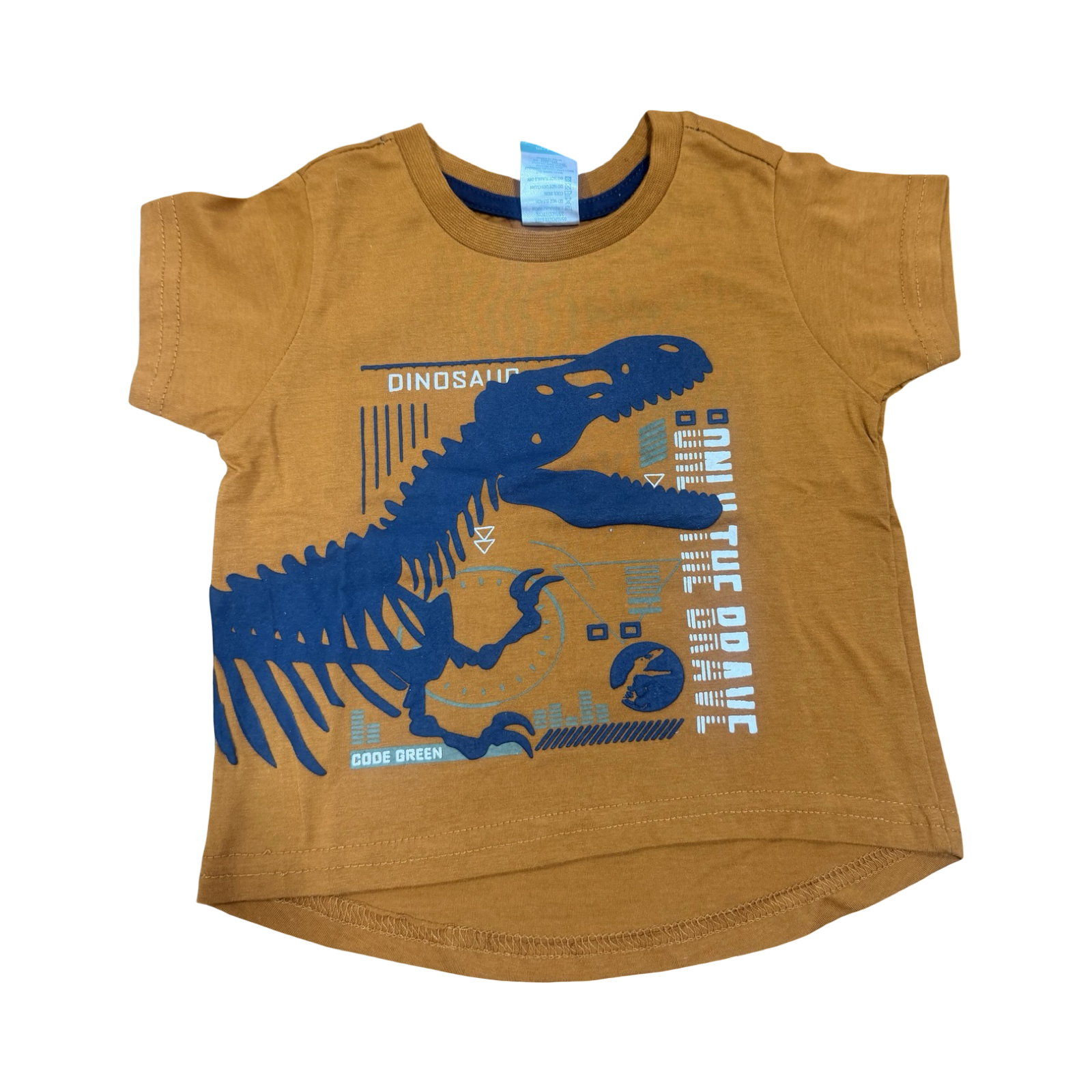 6-12M Dinosaur Caramel T-Shirt - Ackermans