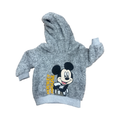 0-3M Grey Fleece Disney Hooded Top - Disney Baby