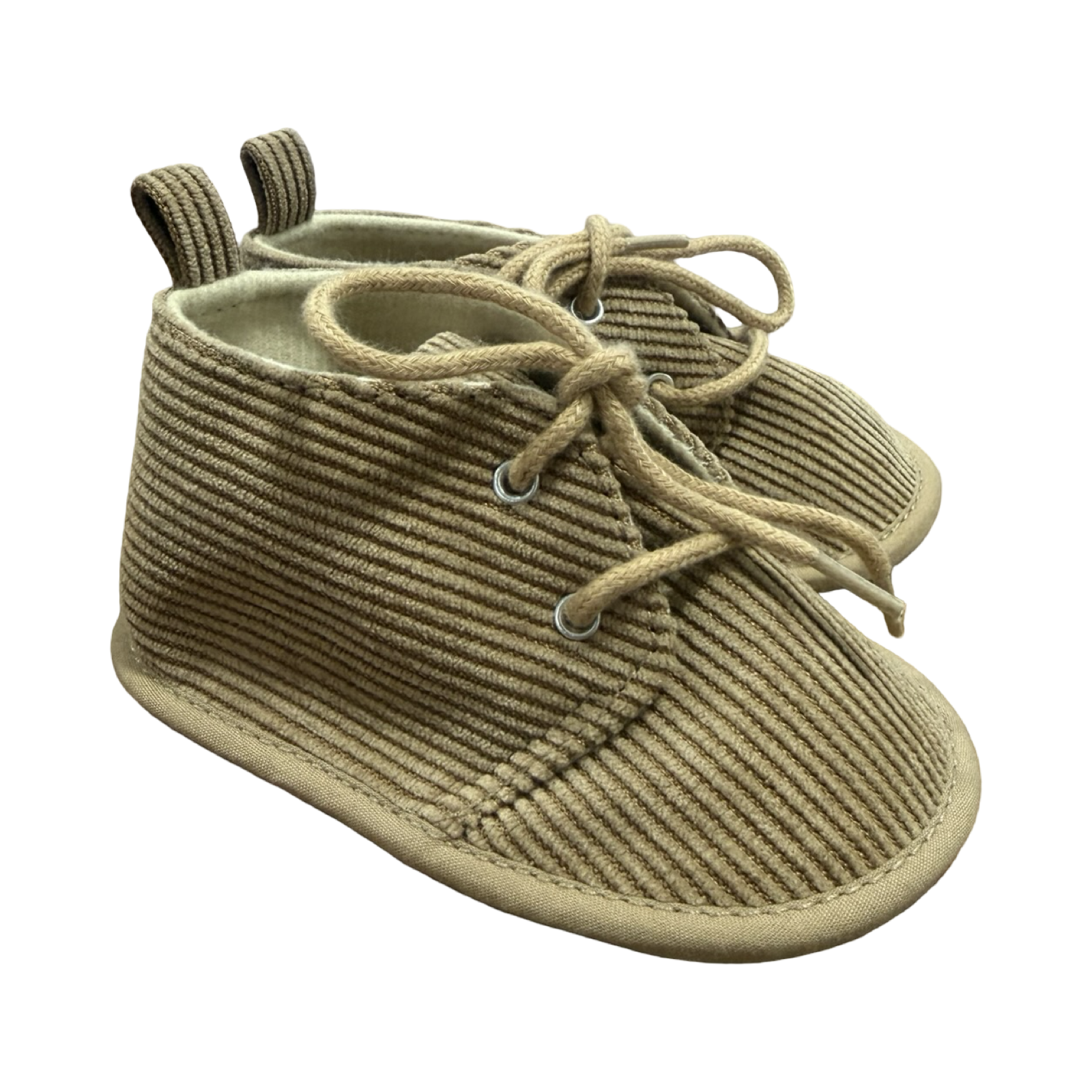 Size 2 Beige Corduroy Shoes