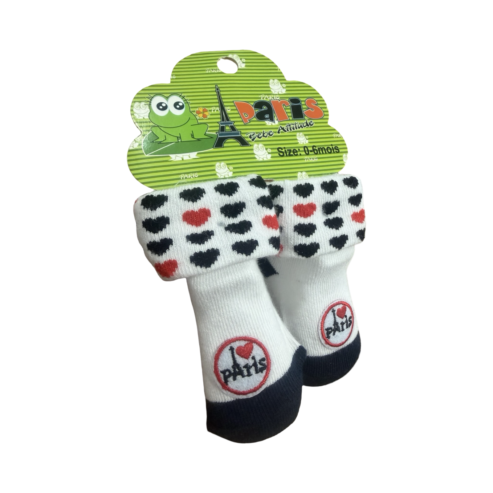 *NEW* 0-6M Paris Socks