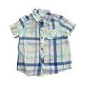 9-12M Multicoloured Check Collared Buttoned Shirt - LC WAIKIKI