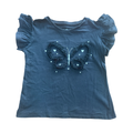 7Y Black Butterfly T-Shirt - Woolworths