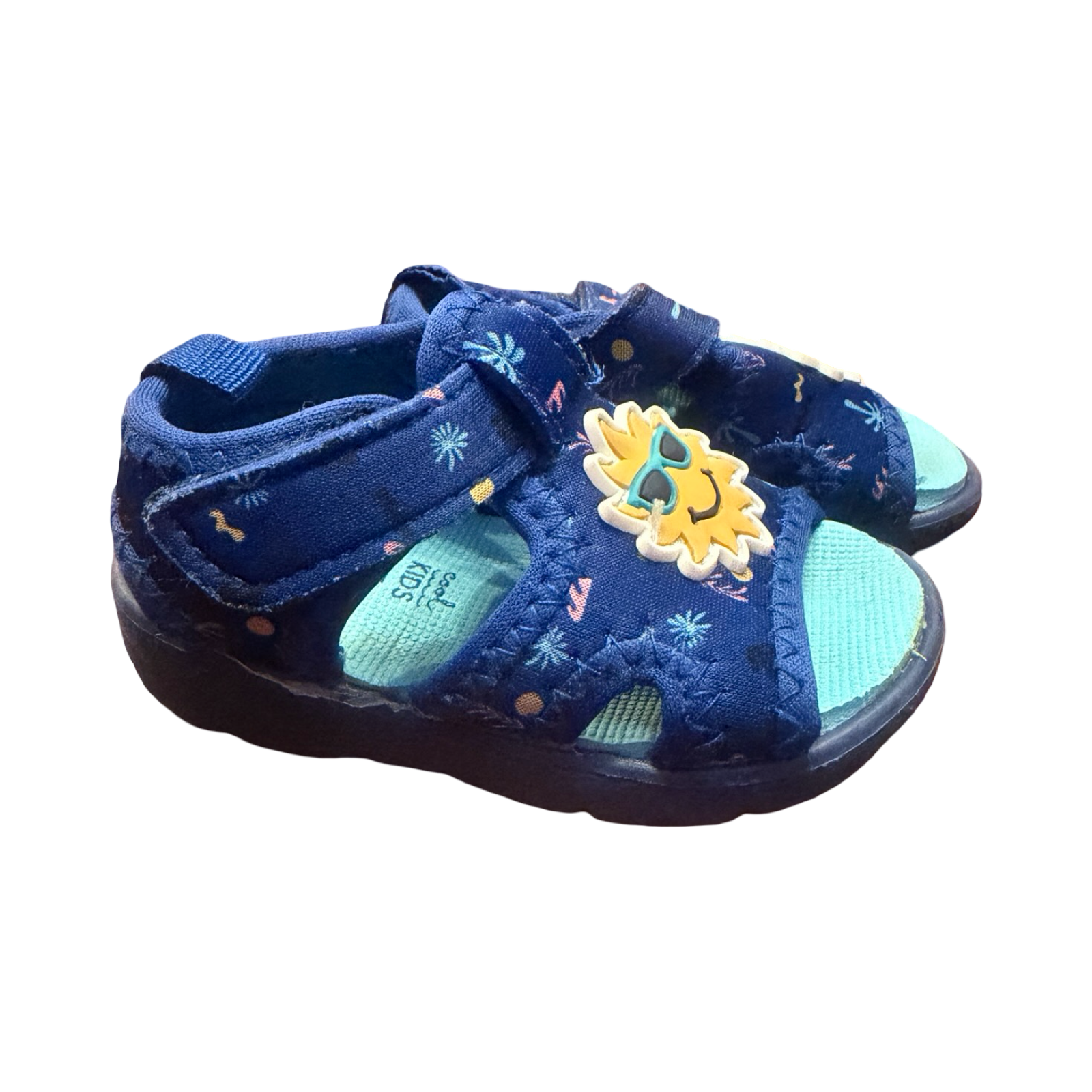 Size 5 Blue Sunshine Sandals - Woolworths