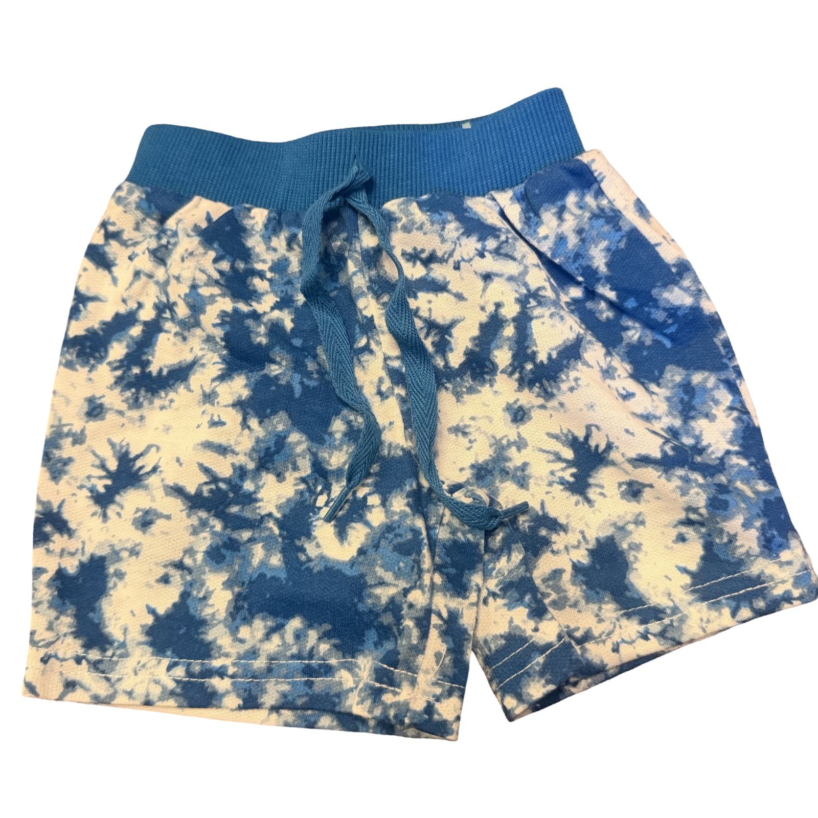 0-3M Blue Tye Dye Shorts - Ackermans