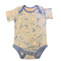0-3M Blue Sea Theme Bodysuit - Tiny Tots