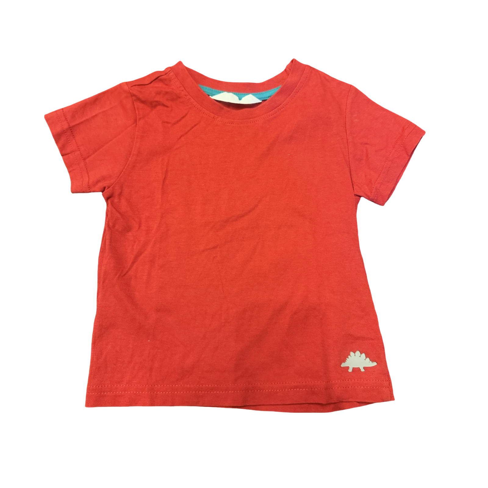 1-2Y Red Plain T-Shirt - Real Kids