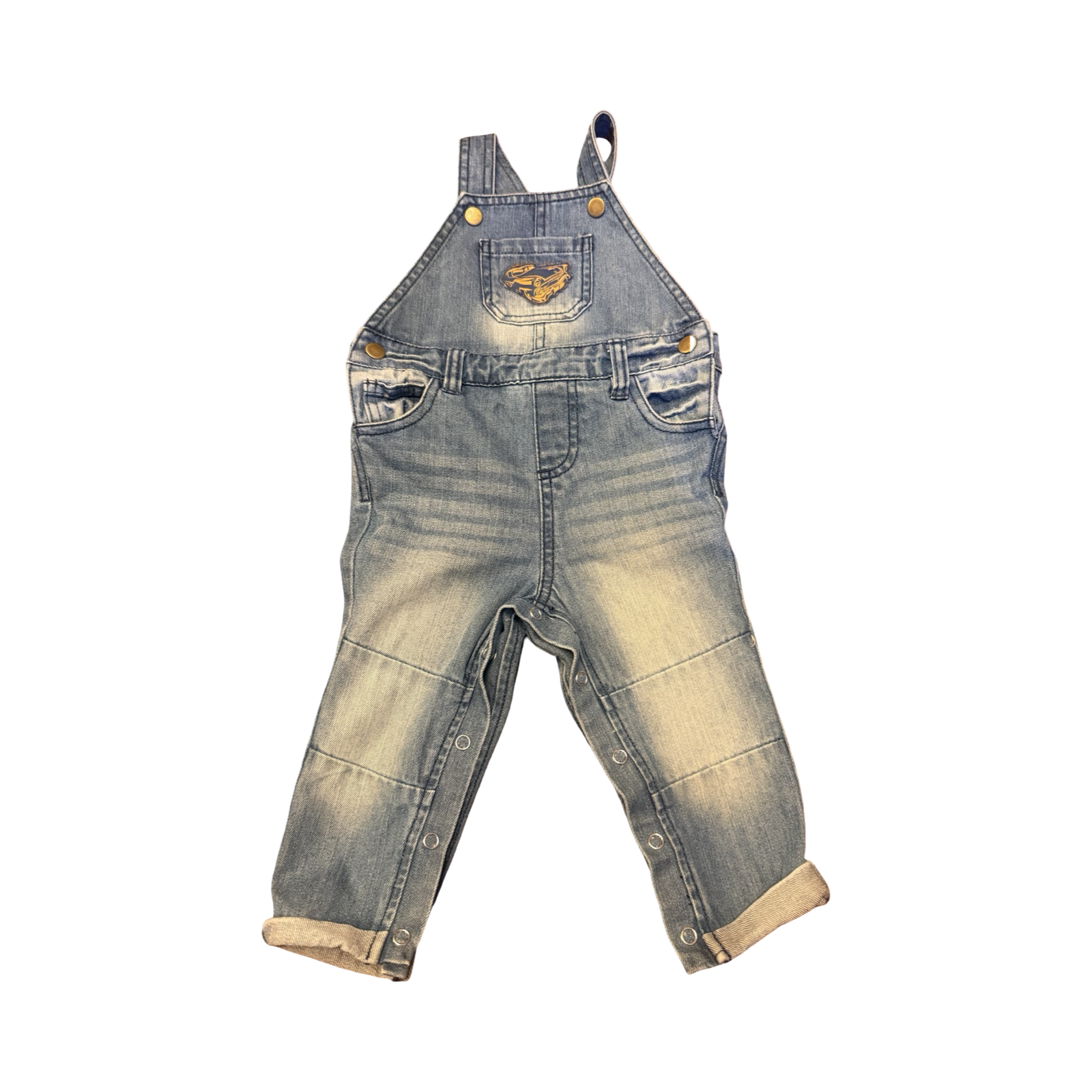 18-24M Denim Car Dungaree - OneTwoThree