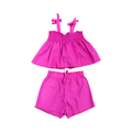 6-12M Pink Cute Summer Top & Botton Set - Jet