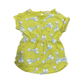 6-12M Lime Zebra Long Top - Keedo