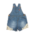 12-18M Short Dungaree with White Lace Detail - Ackermans