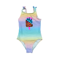 5-6Y Ice Cream Sequin Pastel Swimming Costume - Real Kids