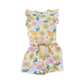 5-6Y Floral Bodysuit with Frills & Belt - Real Kids