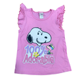 6-Y 100% Adorable Top - Snoopy