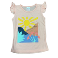 5-6Y Future Hero Pink Frill Sleeveless Top - Future Hero