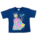 5-6Y Summer Is Here Navy T-Shirt - Lillipop