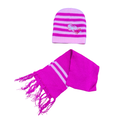 One Size Pink Beanie & Scarf Set