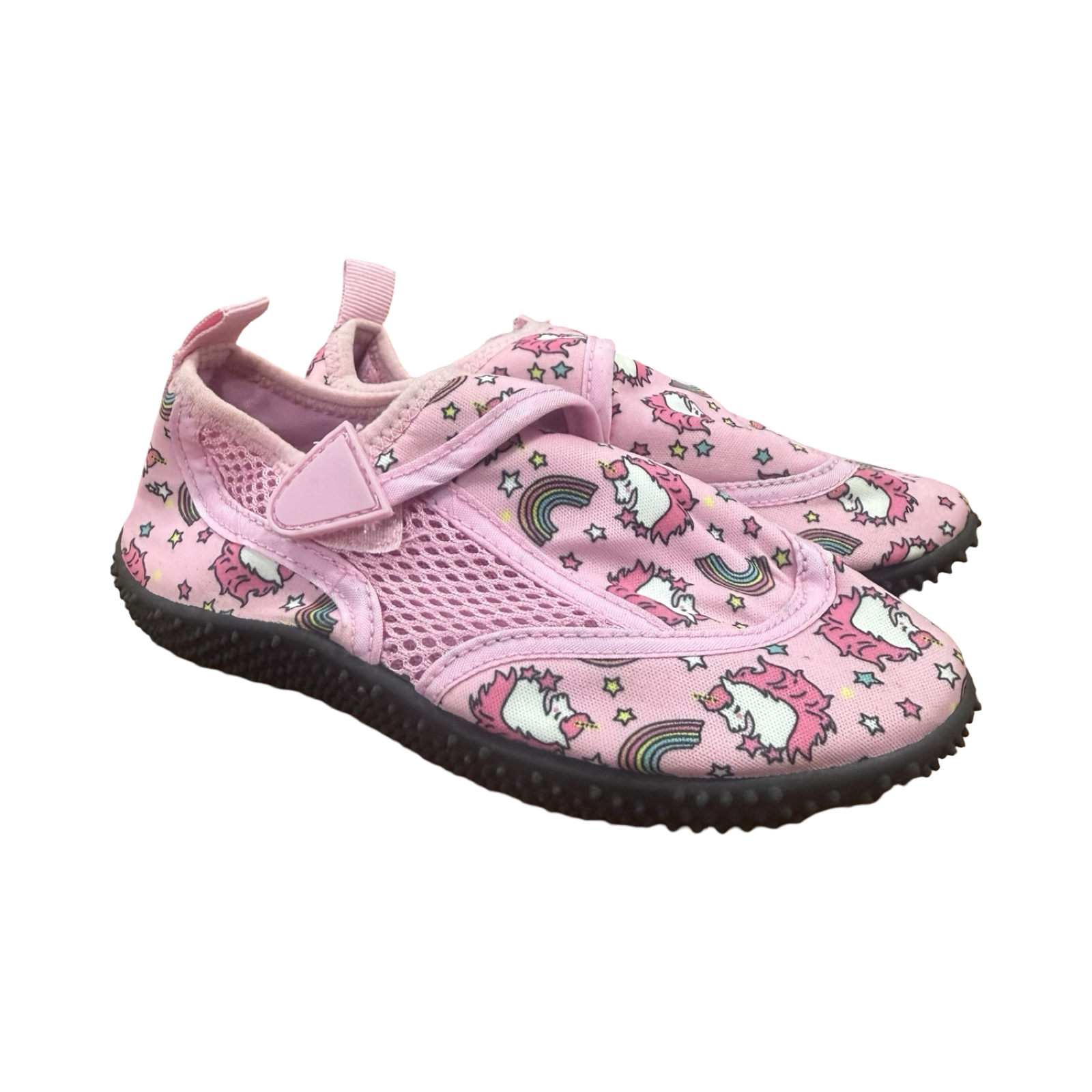 Size 11 Pink Unicorn Slip On Shoes - KDS