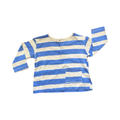 4-6M Blue & White Striped Long Sleeve T-Shirt - Cotton On