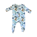 Newborn Dinosaur Cream Onesie with Zip - Cotton On