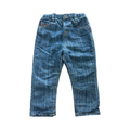 12-18M Dark Blue Lined Denim Jeans - OBATBI