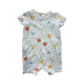 4-6M White Animal Romper - H & M