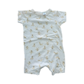 6-12M Cream Cheetah Romper - Tiny Tots