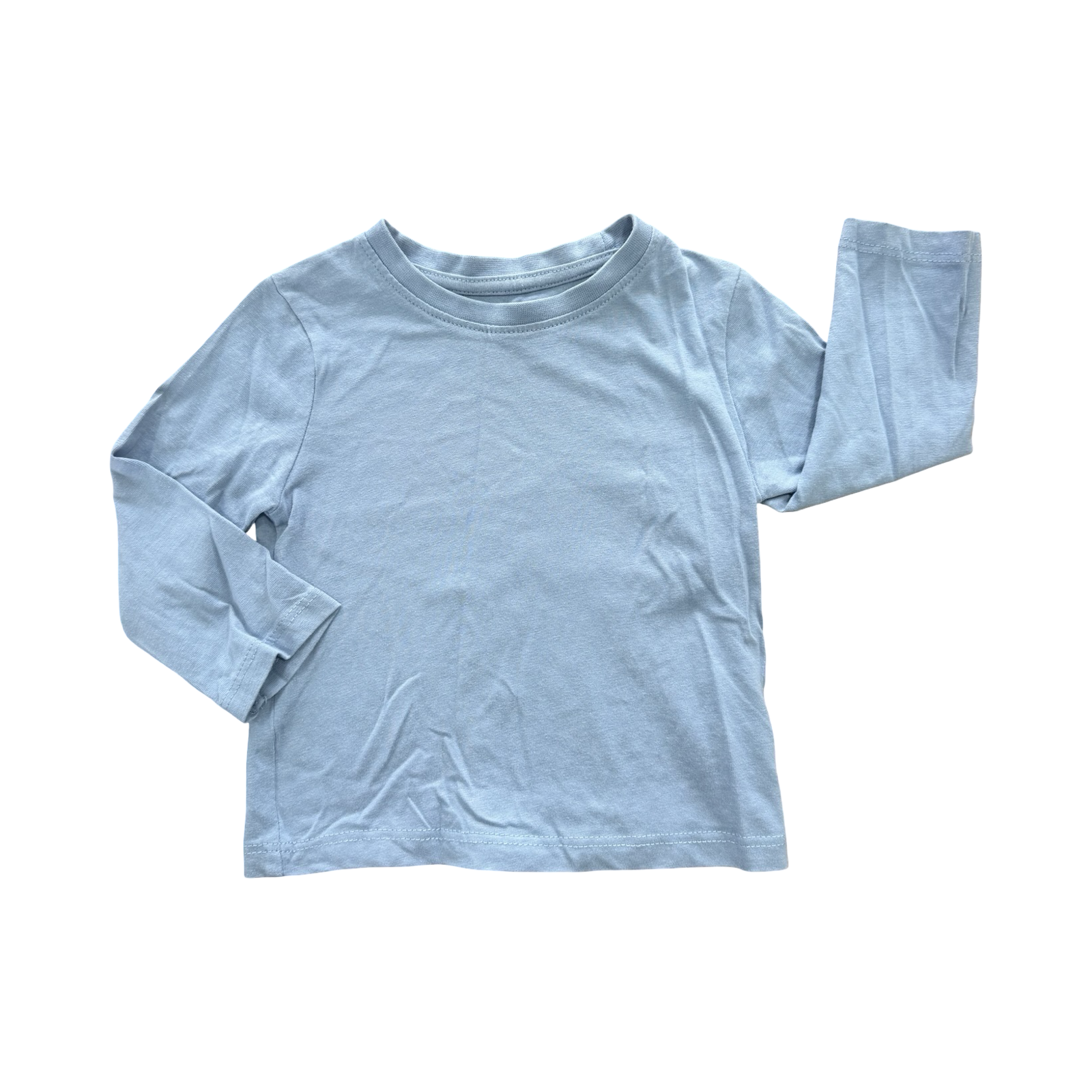 9-12M Light Blue Long Sleeve T-Shirt - Primark