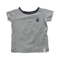 3-6M White & Navy Pin Stripe T-Shirt - Cottton On