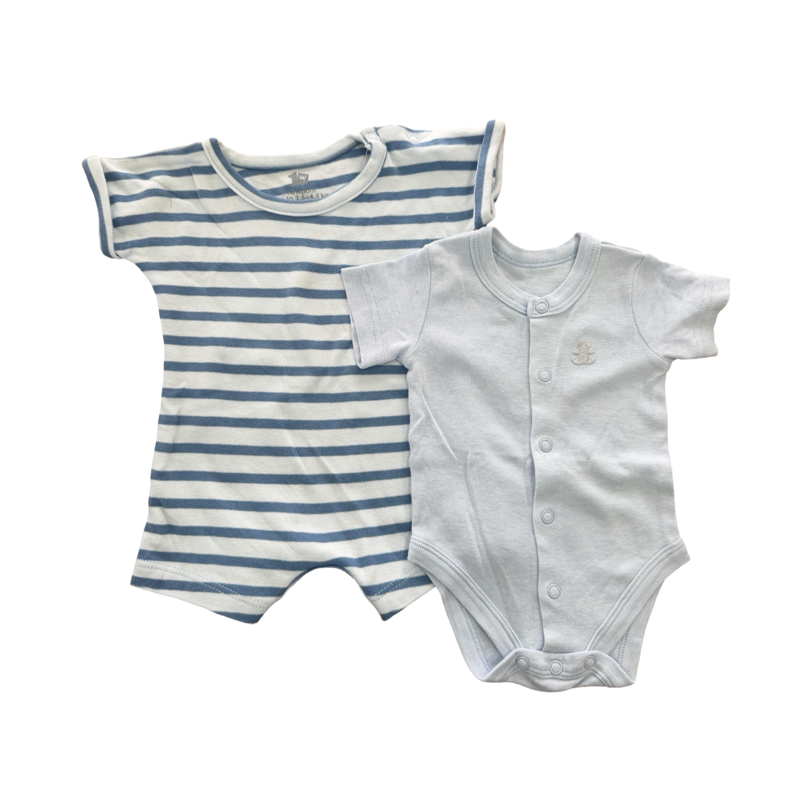 Newborn 2pc Newborn Bodysuit & Romper - Woolworths