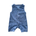 0-3M Blue Sleeveless Bodysuit - Popcandy
