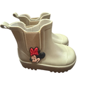 Size 2 Beige Minnie Rainboots - Disney