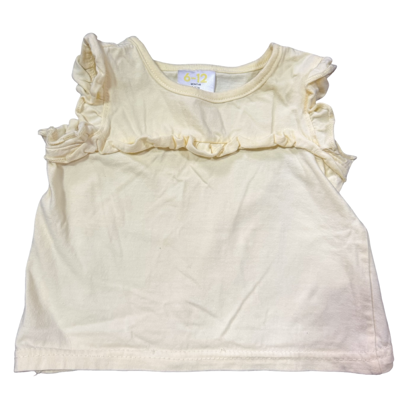 6-12M Yellow Dress with Frill Detail - Little Hero