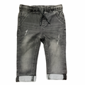 6-12M Black Washed Look Denim Jeans - Woolworths