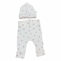 1-3M Cream Hearts Ribbed Leggings & Beanie - Woolworths