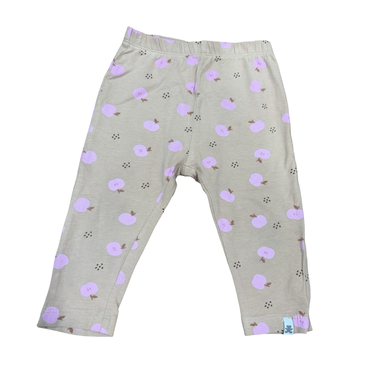 6-12M Beige & Pink Apple Leggings - Woolworths