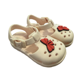 Size 4 Light Pink Croc Style Sandals - Woolworths