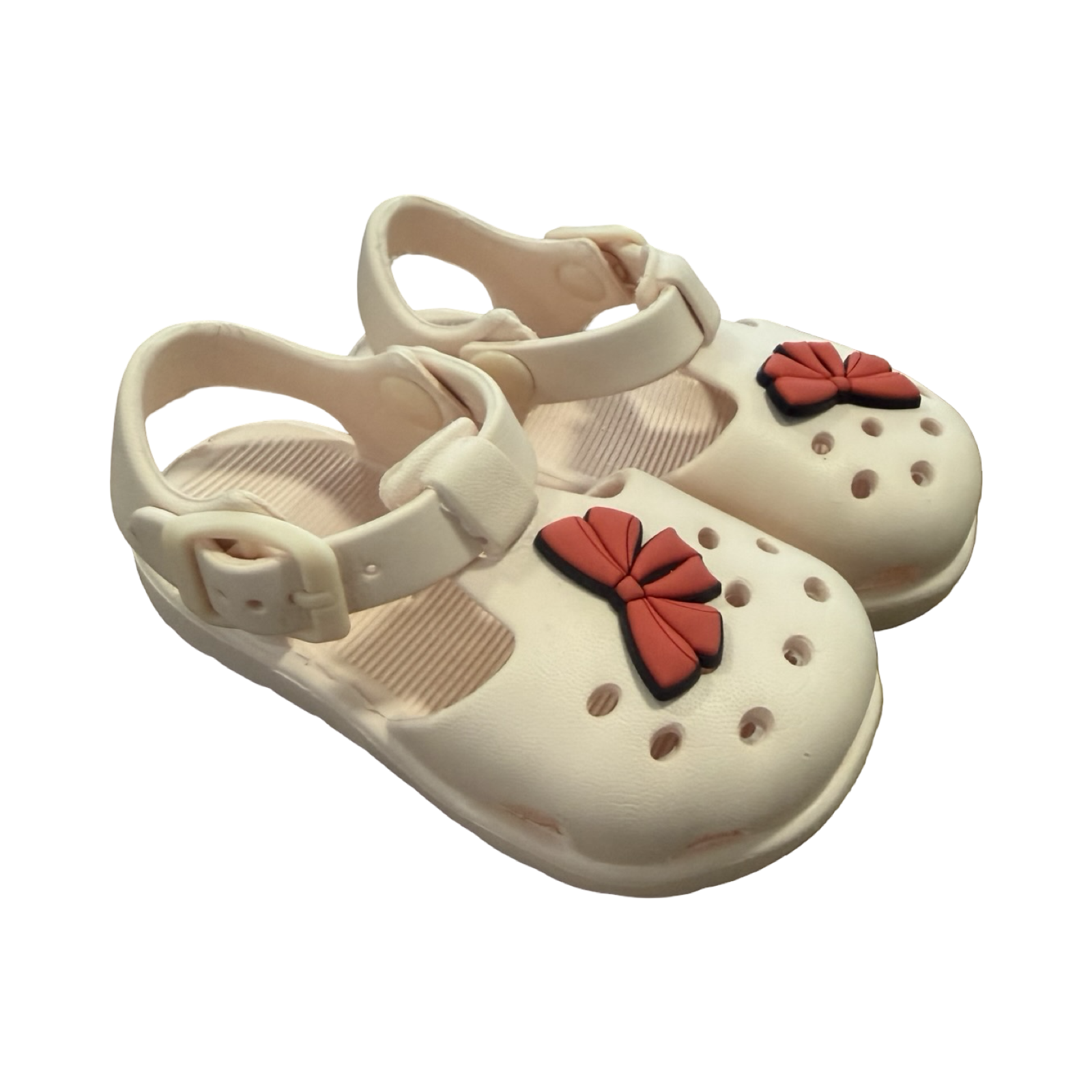 Size 4 Light Pink Croc Style Sandals - Woolworths