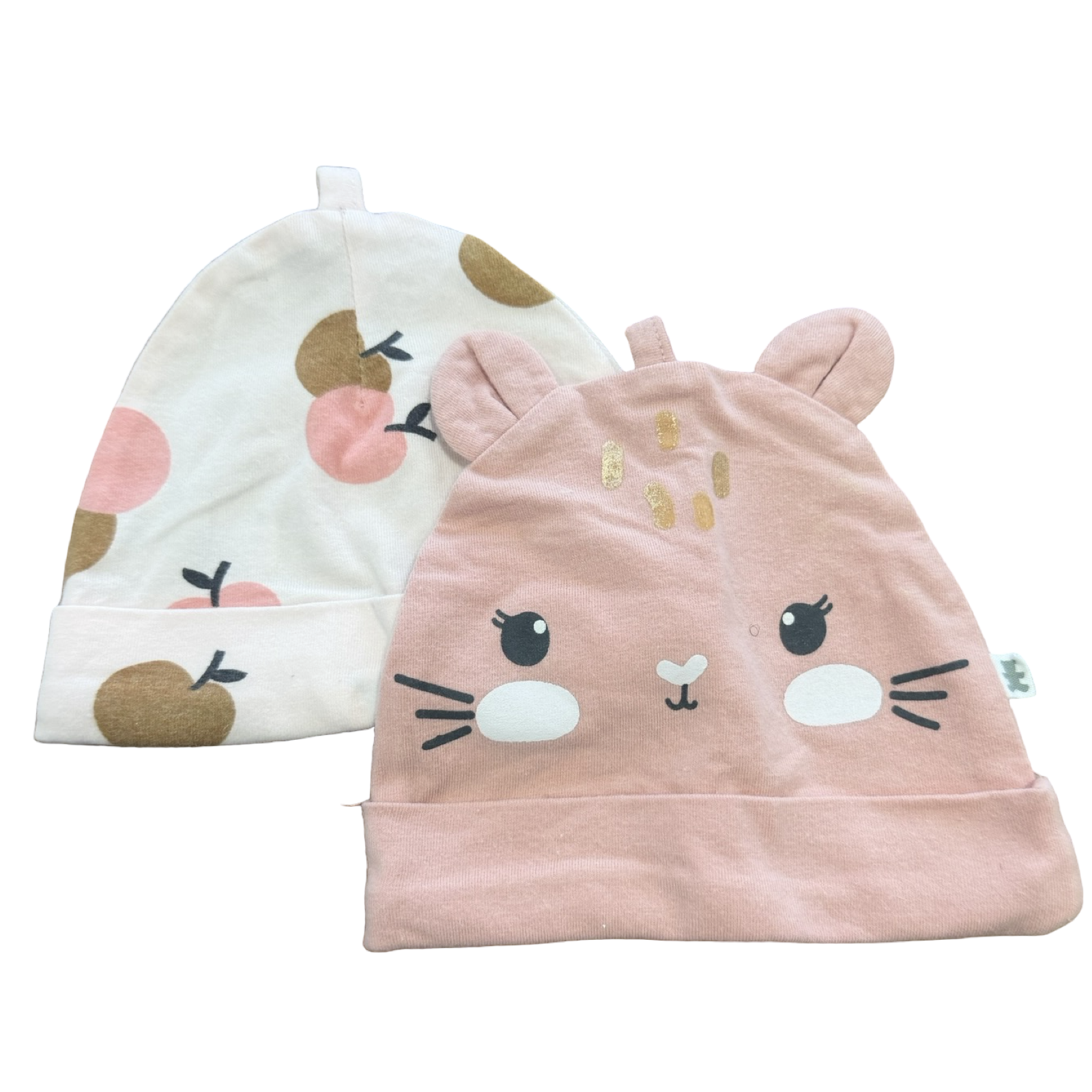 1-3M 2pc Pink Beanie Set - Woolworths