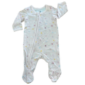 Newborn Pink Floral Zipper Babygrow - Woolworths