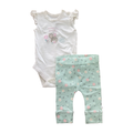 1-3M 2pc White & Green Leopard Always by your side Set - Woolworths