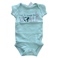 Newborn Green Born to Change the World Bodysuit - Jet
